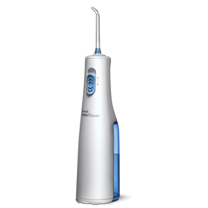 The Cordless Express Water Flosser for cleaning and flossing dental braces and orthodontic appliances