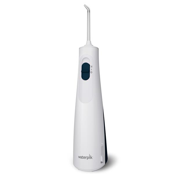 White Cordless 1000 handheld water flosser.