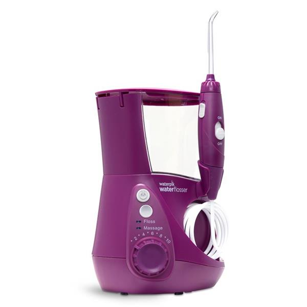 Sideview - WP-665 Orchid Aquarius Water Flosser, Handle, & Tip