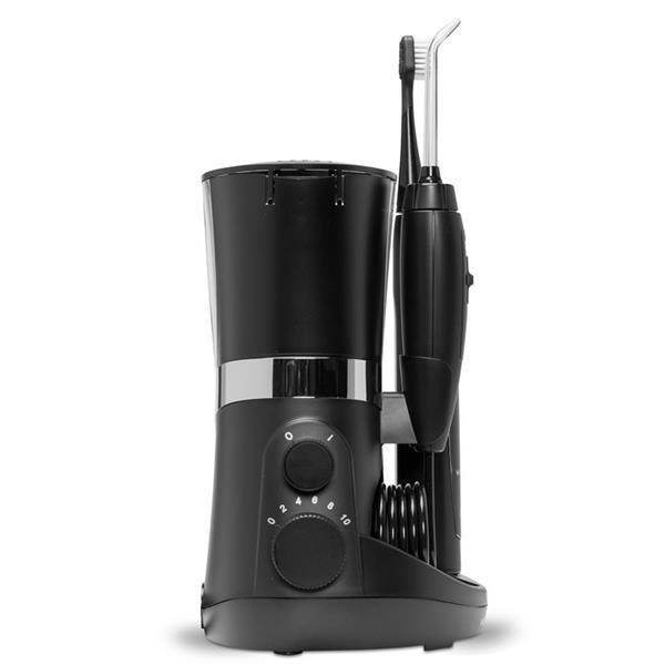 Sideview - Black Complete Care 5.0, Toothbrush, & Tip