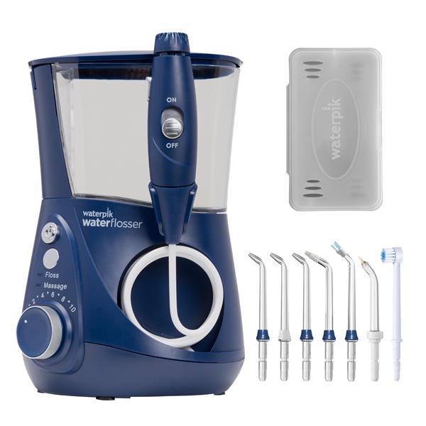 Water Flosser & Tip Accessories - WP-673 Blue Aquarius Professional Series Water Flosser