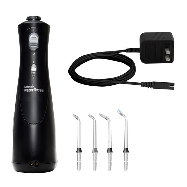 Water Flosser & Tip Accessories - WP-462 Black Cordless Plus Water Flosser