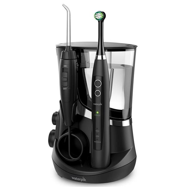 Waterpik Complete Care 5.5 - Black & Chrome Water Flosser Toothbrush
