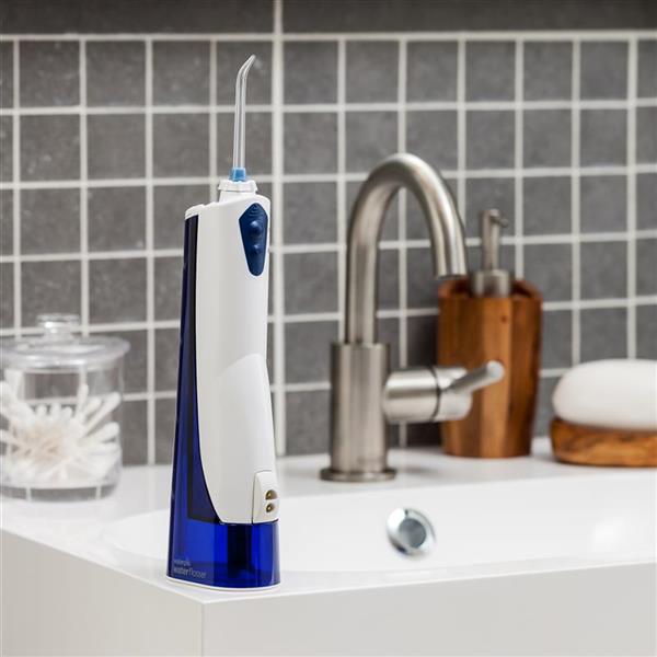 White Cordless Water Flosser WP-360 In Bathroom