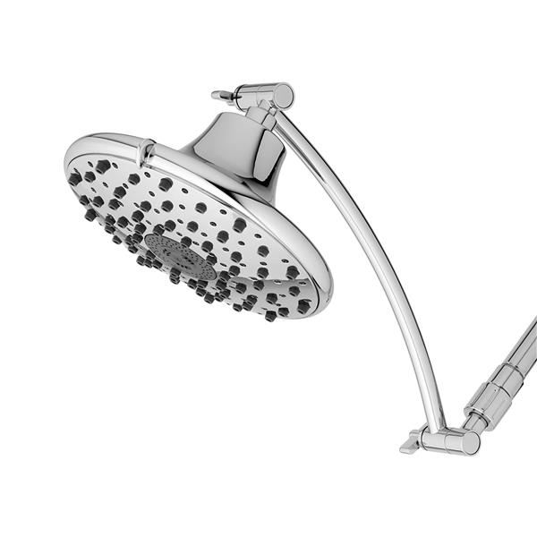 Chrome RainFall+™ Rain Shower Head, 8 Spray (ASD833)