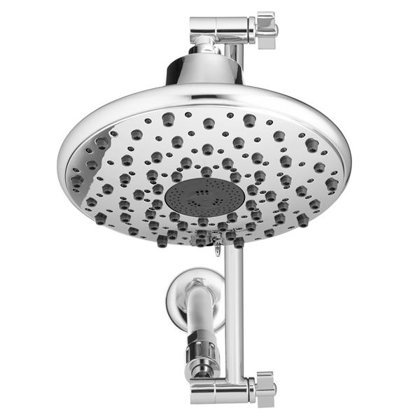 Chrome RainFall+™ Rain Shower Head, 8 Spray (ASD833)