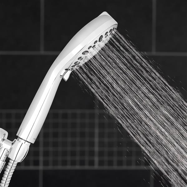 QCM-763ME Hand Held Shower Head Spraying Water