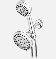 Douche Double Pommeau de Douche