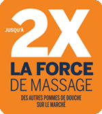 PowerPulse shower heads - up to 2X the massage force