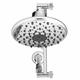 Front View of ASD-833 Rain Shower Head with Adjustable Bracket