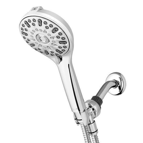 Pomme de douche QCM-763ME pour nettoyage à main, chrome