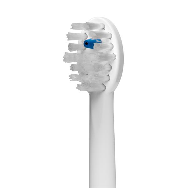 2 Têtes De Rechange Pour Brosse à Dents électronique Visiomed - Poils Souples, Compatible PSM-BB1 - Blanc