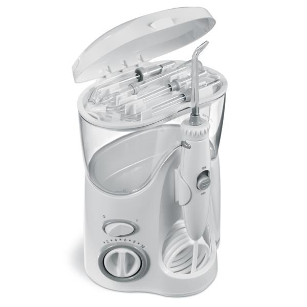 Compartiment intégré pour embouts - Hydropulseur Ultra WP-100 blanc