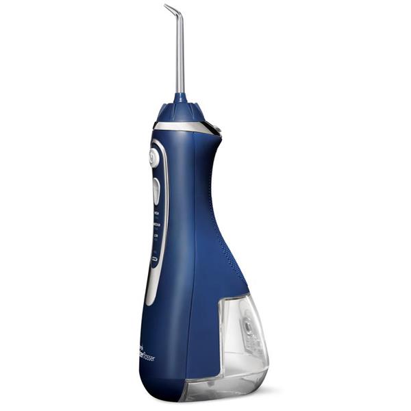 Sideview - WP-563 Blue Cordless Advanced Water Flosser, Handle, & Tip