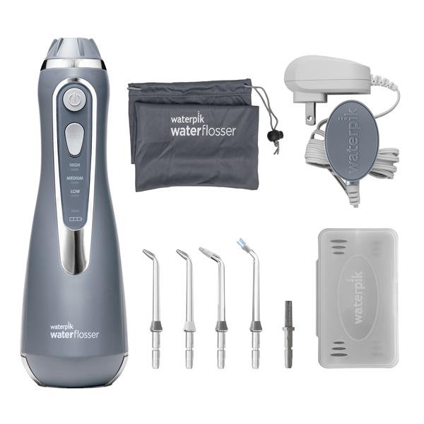 Water Flosser & Tip Accessories - WP-567 Modern Gray Cordless Advanced Water Flosser