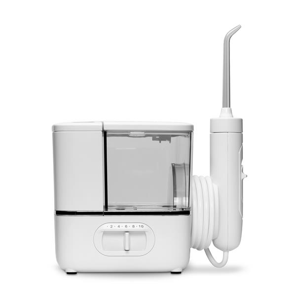 Vue de côté - Hydropulseur Sans Fil ION Professionnel Waterpik WF-12CD020-1 - Blanc