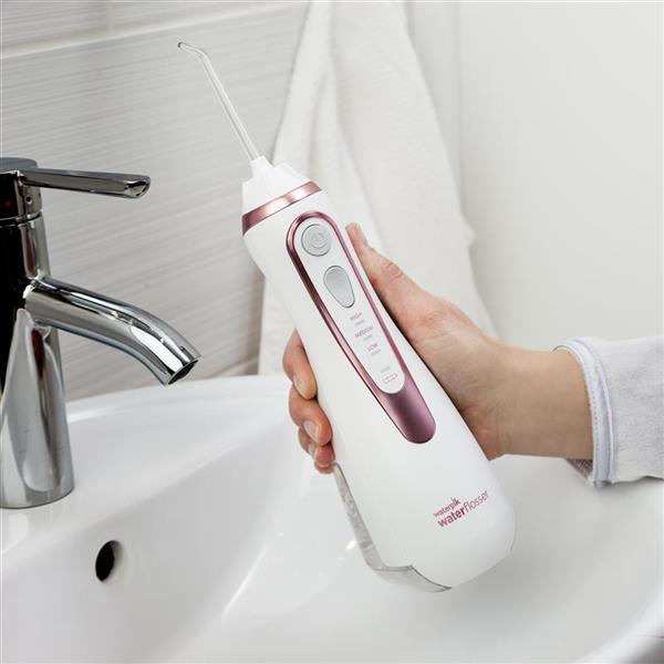 Water Flosser Handle - WP-569 White & Rose Gold Cordless Advanced Water Flosser